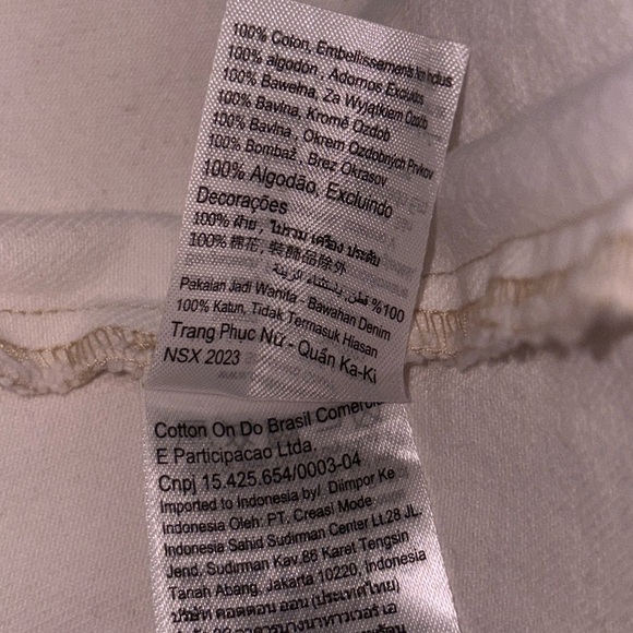 Cotton On Classic Vintage White Garment - Picture 8 of 8